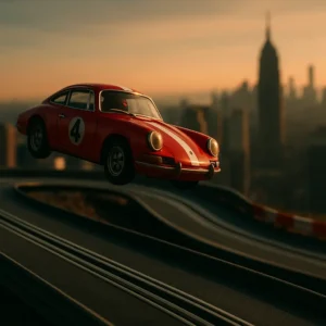 Carrito de Scalextric de Competición